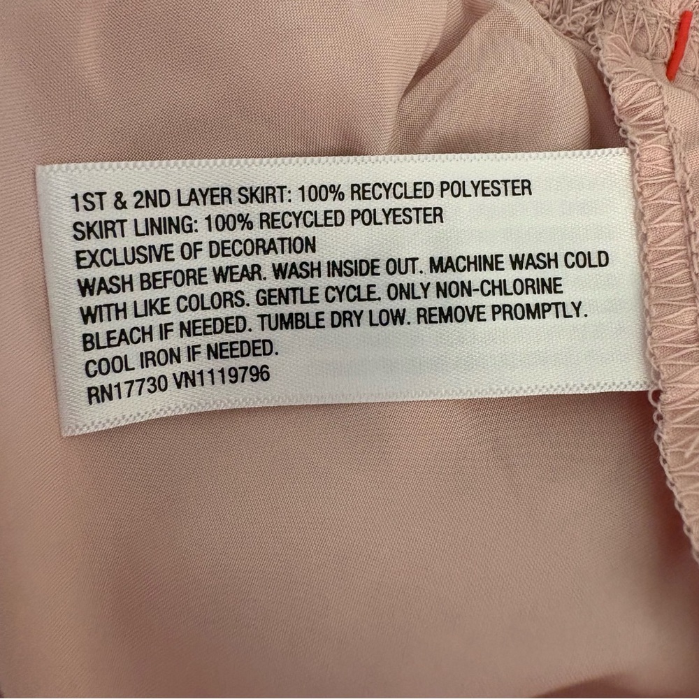 Cat and Jack Tulle Tutu Skirt NWT Blush Pink with Gold Trim Glitter Size 3T New - Picture 8 of 9
